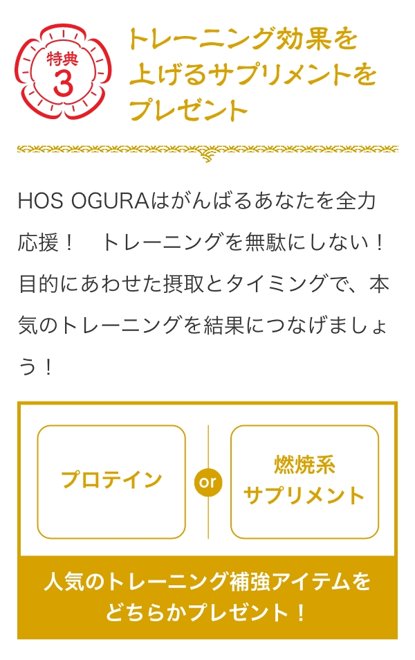 特典3 WEB入会特典