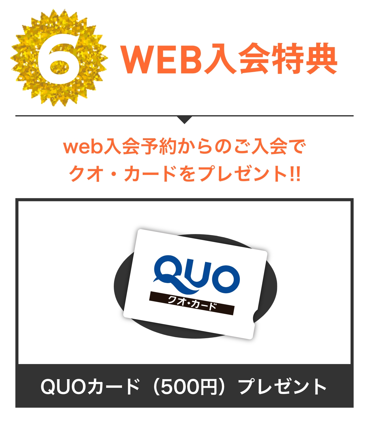 特典6 WEB入会特典